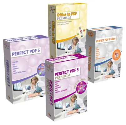 Bild: Perfect PDF 5-Produktfamilie: Neue PDF-Software für Windows 7 und 32-/64-Bit-Computer
