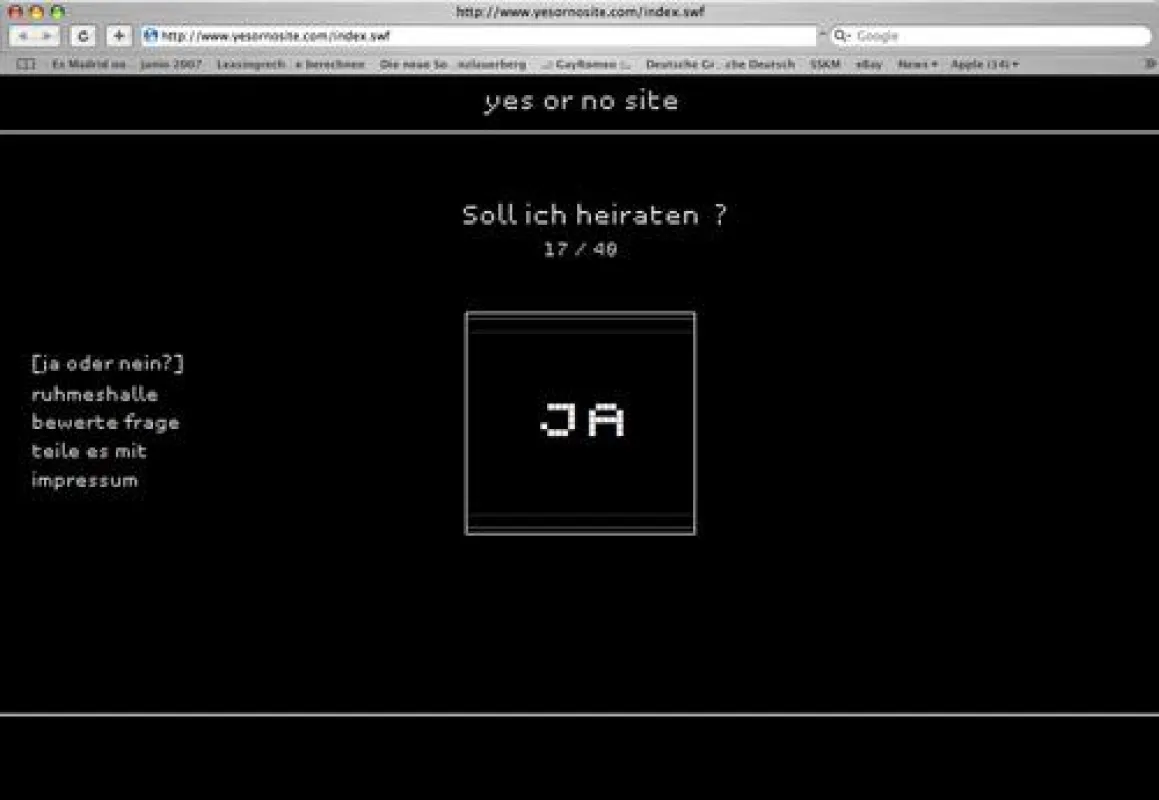 Soll ich heiraten?