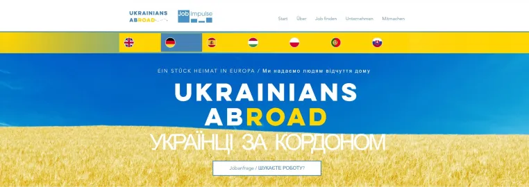 Bild: Job-Plattform für ukrainische Flüchtlinge in Europa