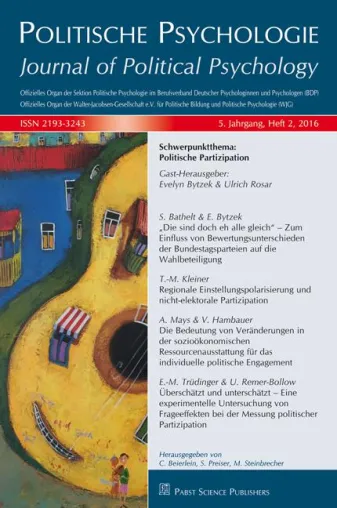 Bild: Politische Psychologie: Geringe Parteidifferenzen senken die Wahlbeteiligung