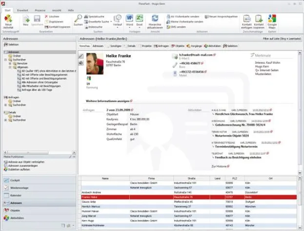 Bild: Neue Immobiliensoftware FlowFact Performer CRM begeistert Anwender