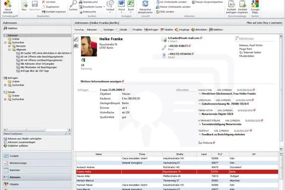 Neue Immobiliensoftware FlowFact Performer CRM begeistert Anwender Bild: Neue Immobiliensoftware FlowFact Performer CRM begeistert Anwender