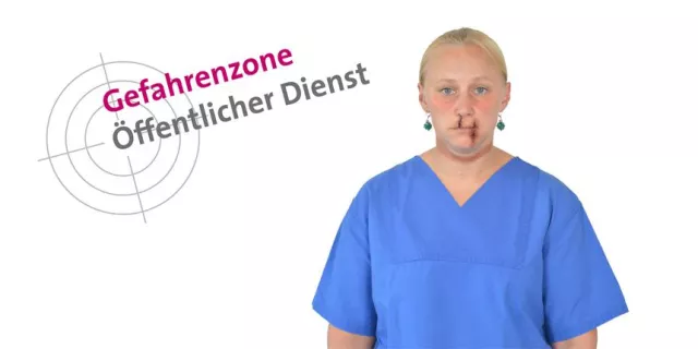 Bild: "Passen Sie nachts auf, wenn Sie nach Hause gehen!"