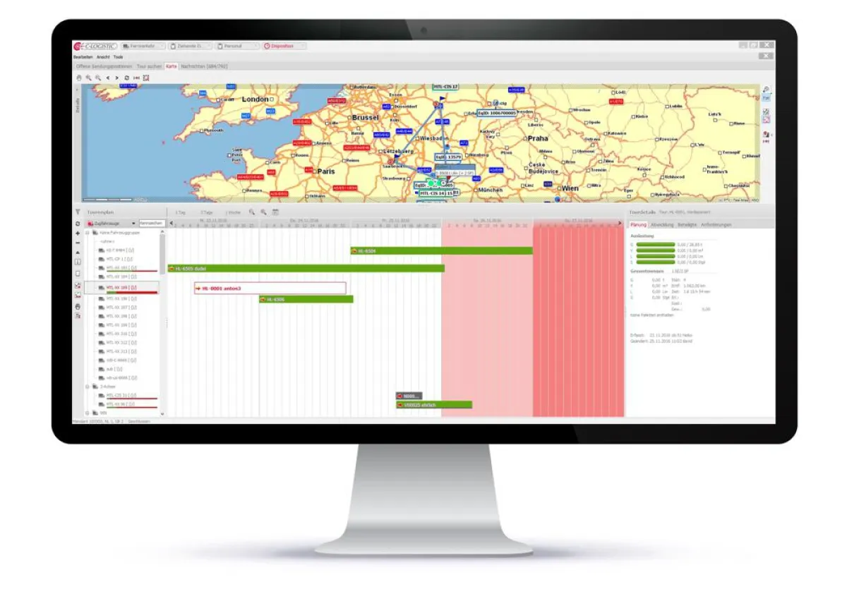 Grafische Disposition in C-Logistic