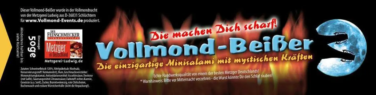 Vollmond-Beißer - Der scharfe Snack mit Biss