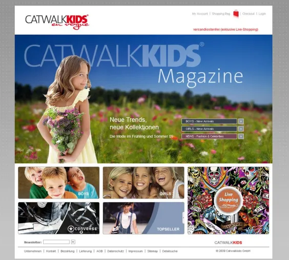 Designermode für Kinder von 3 bis 12 auf catwalkkids.de Bild: Designermode für Kinder von 3 bis 12 auf catwalkkids.de