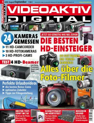 Bild: VIDEOAKTIV 5/2010: zehn filmende Fotokameras im Test