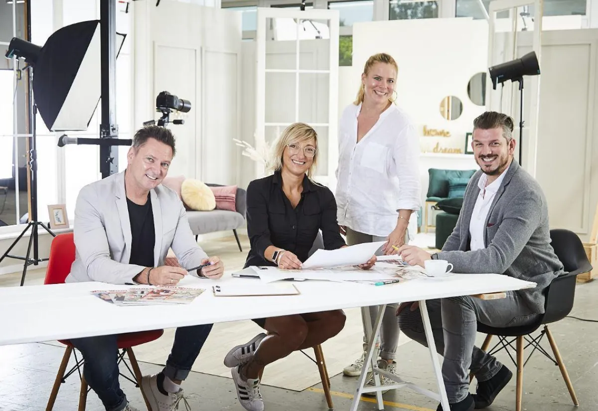 Dirk Stegenwaller und  Annette Heinrich (Stegenwaller), Maja Harmel und Ruben Schmitz (Woolworth)