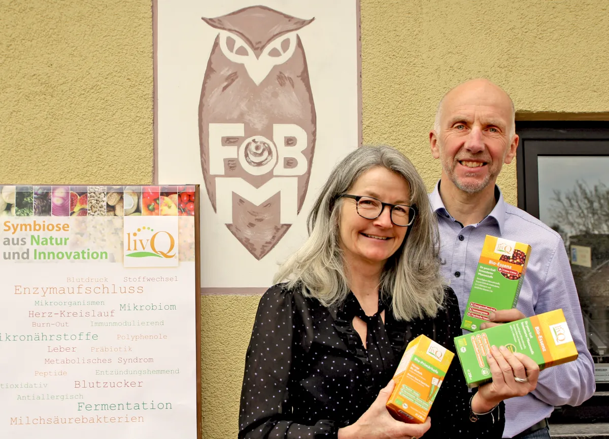 Renate Ladner und Werner Schuegraf, Gründer von livQ (© livQ AG)