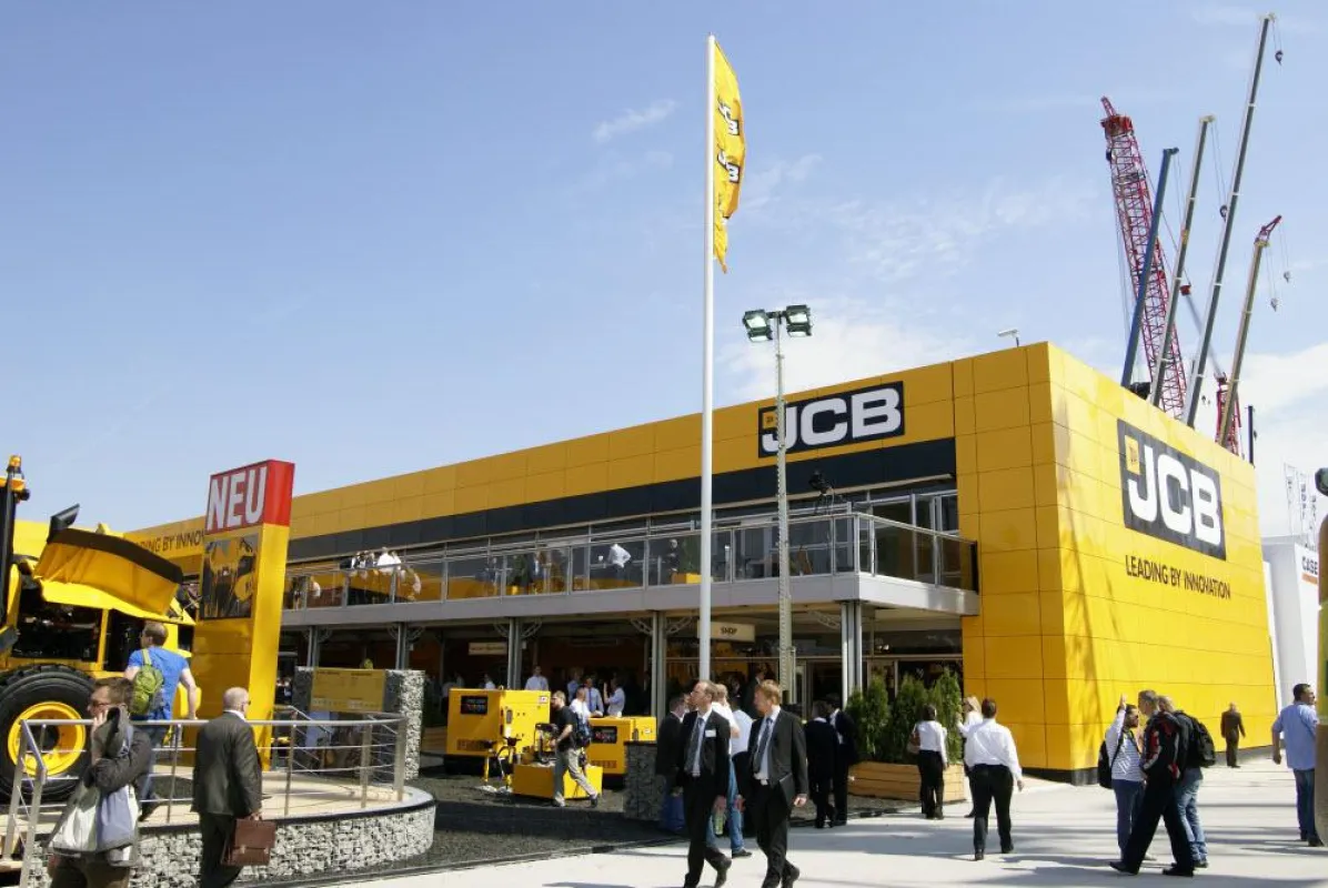 Mobile Zelthalle für Messen: Hier auf der bauma 2013