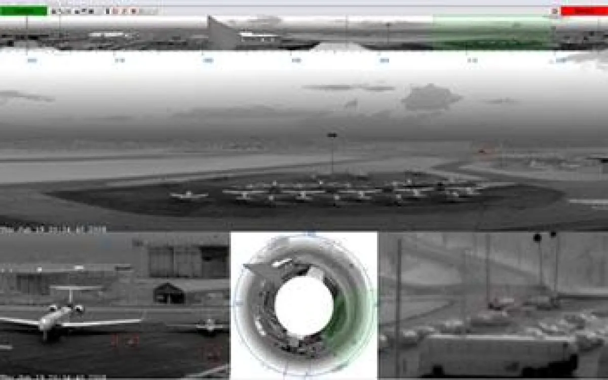 Das Komplettsystem von HGH überwacht Tag und Nacht See-, Luft- und Landziele bis zu 20 Kilometer Entfernung.