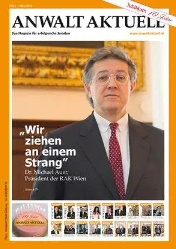 10 Jahre ANWALT AKTUELL Bild: 10 Jahre ANWALT AKTUELL