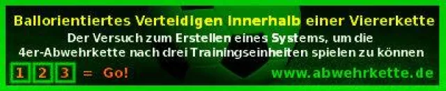 Viererketten-Offensive für den deutschen Jugendfußball Bild: Viererketten-Offensive für den deutschen Jugendfußball