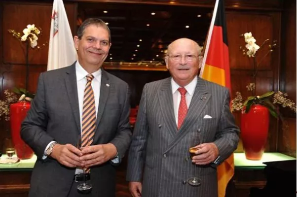 Bild: Empfang im „Europäischen Hof“ in Heidelberg
