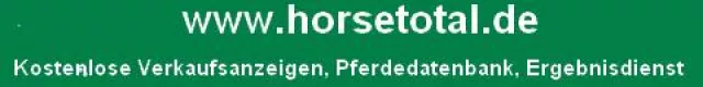 Bild: Horsetotal - Kostenlose Verkaufsanzeigen - Pferdedatenbank (Abstammung) - Aktuelles - Ergebnisdienst