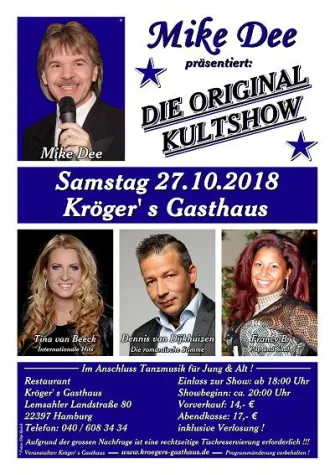 Bild: „Mike Dee`s Original Kultshow“ gastiert in Hamburg