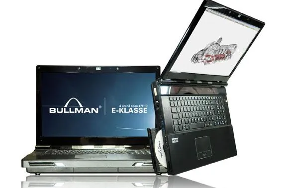BULLMAN Custom-Made: Mobile Notebook Workstation mit Intel XEON Power. Bild: BULLMAN Custom-Made: Mobile Notebook Workstation mit Intel XEON Power.