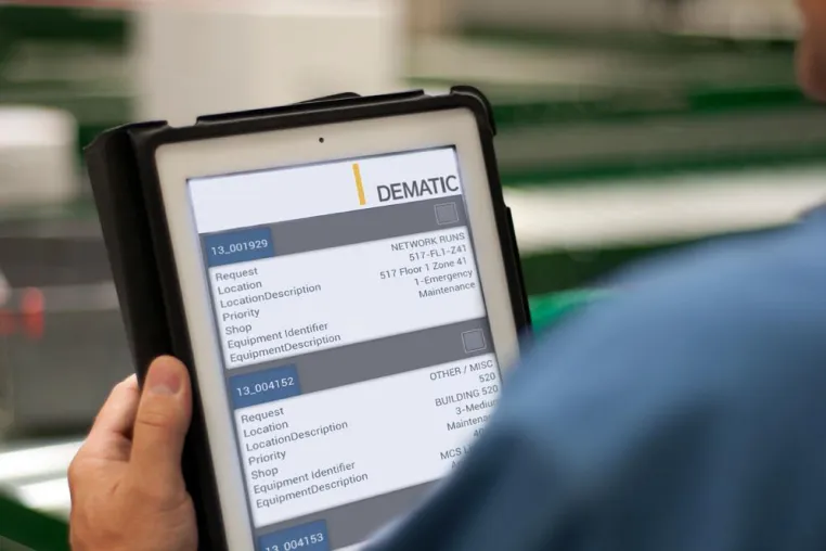 Bild: Dematic IQ Sprocket: Neue Dematic-Softwarelösung vereinfacht Instandhaltungsmanagement