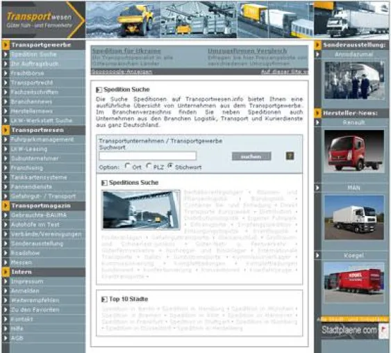 Bild: Top-Adresse für`s Transportgewerbe