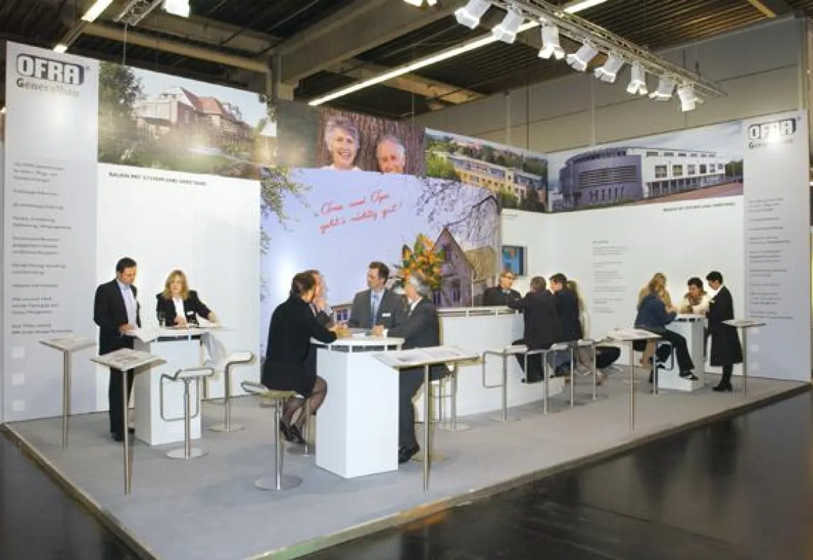 Reger Besucherandrang am OFRA-Messestand auf der Altenpflege+ProPflege 2007