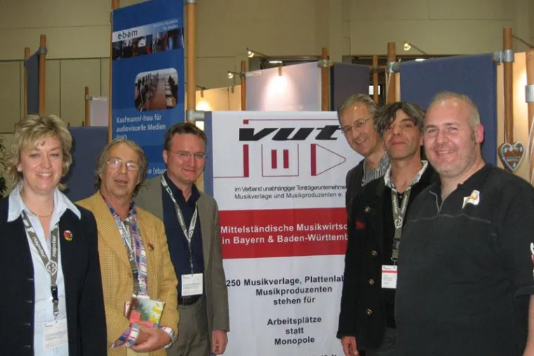 Bild: VUT-Süd erstmals auf den MEDIENTAGEN MÜNCHEN 2007: Veranstaltungen mit Erwin Huber zum Themen-Special Musik