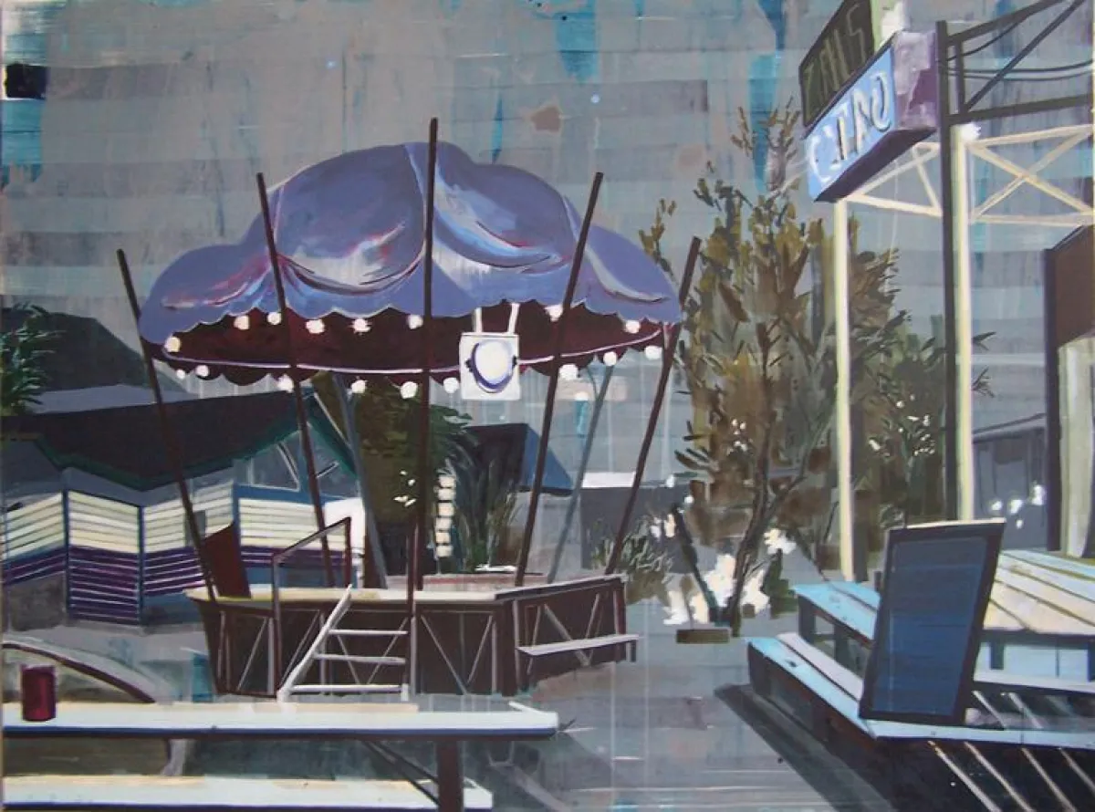 Johanna Silbermann, o.T. Schleusenkrug, 180 x 160 cm, 2010