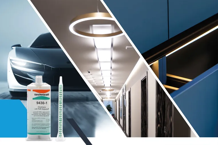 Unsichtbar stark – technicoll® LED-Kleber für brillante Lichtlösungen Bild: Unsichtbar stark – technicoll® LED-Kleber für brillante Lichtlösungen