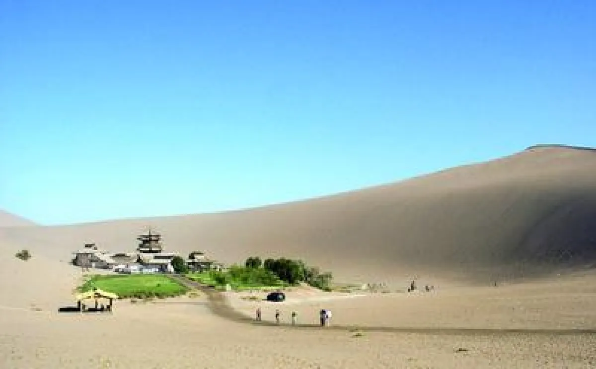 Klingende Sandberge bei Dunhuang