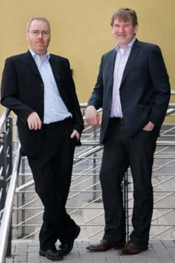 Die Geschäftsführer der tarakos GmbH: Christian Höpner und Herbert Beesten