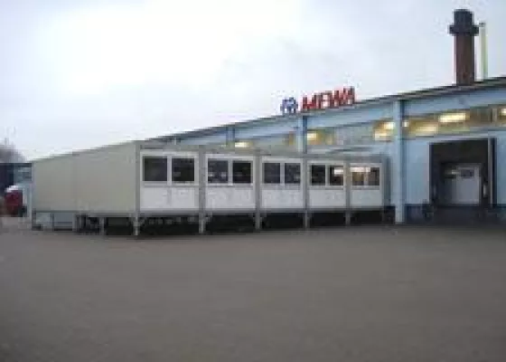 Bild: Umbauarbeiten bei MEWA Textil Service