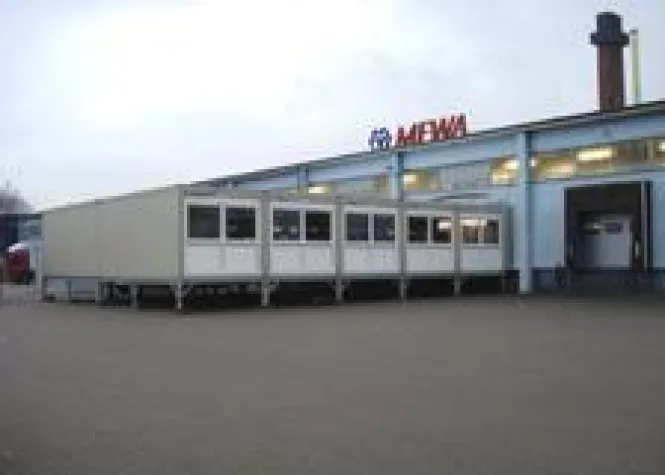Bild: Umbauarbeiten bei MEWA Textil Service