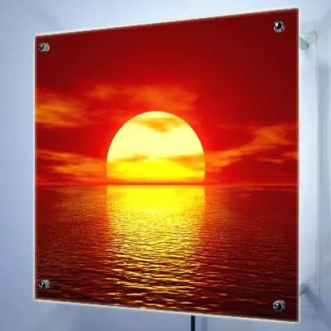 Bild: Wandleuchte mit eigenem Foto designen auf leuchtdisplay.net