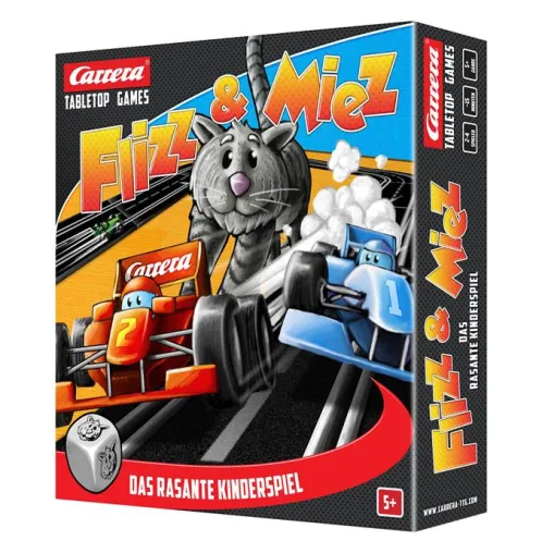 Bild: Neues Carrera-Brettspiel Flizz & Miez für die Wahl zum „Kinderspiel des Jahres 2014“ nominiert