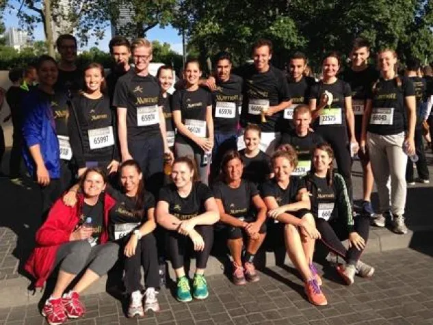 Bild: Marriott International beim J.P. Morgan-Firmenlauf