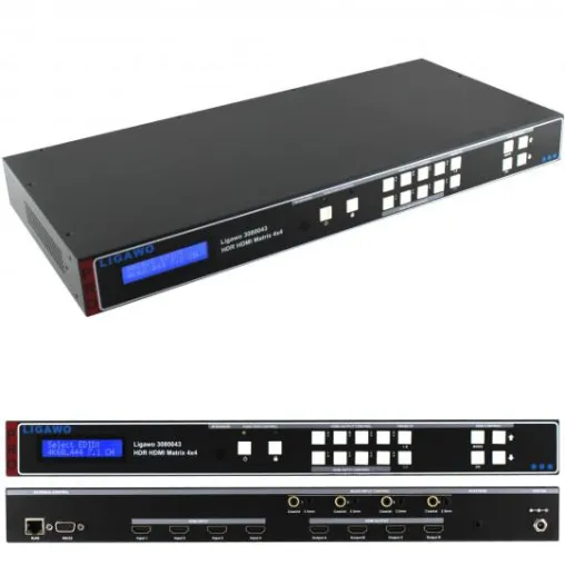 Bild: Perfekt geeignet für ihren Heimkinoaufbau: die Ligawo neue HDR HDMI Matrix 18Gbps