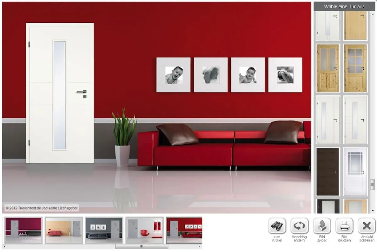 Kostenloser Ambiente-Konfigurator vereinfacht Design-Entscheidung beim Türenkauf