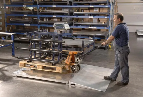 Variable Multitalente bieten die passende Lösungung- Bodenwaagen für den industriellen Einsatz Bild: Variable Multitalente bieten die passende Lösungung- Bodenwaagen für den industriellen Einsatz