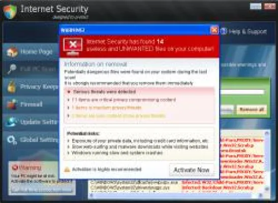 Betrugsprogramm gibt sich als Antiviren-Software aus Bild: Betrugsprogramm gibt sich als Antiviren-Software aus