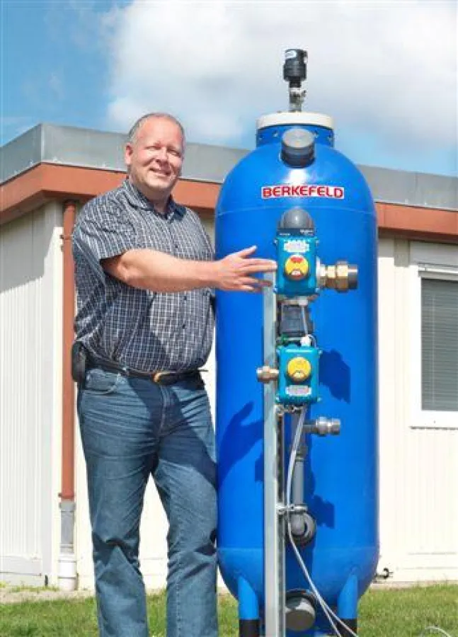 Der Druckfilter K zur effzienten Aufbereitung von Brunnenwasser.