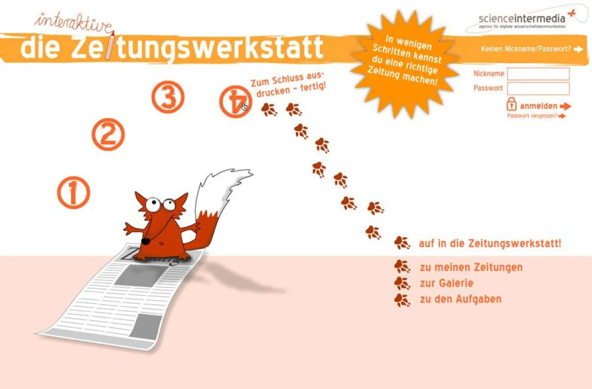 Die interaktive Zeitungswerkstatt
