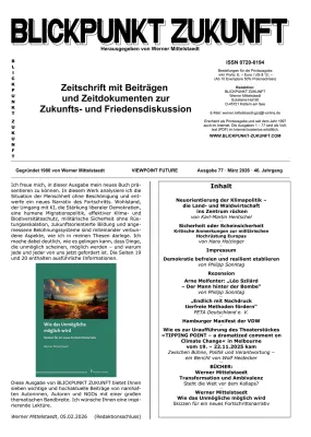 Bild: BLICKPUNKT ZUKUNFT Ausgabe 77, 46. Jahrgang ist erschienen!