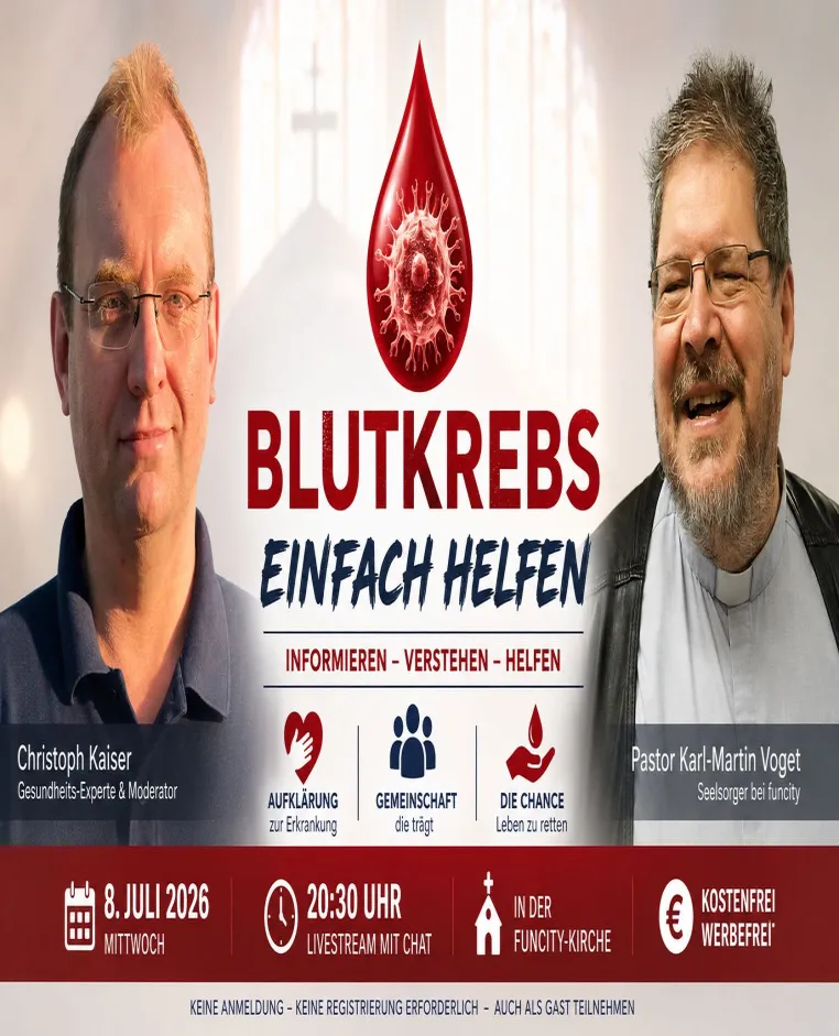 Bild: Blutkrebs – Einfach helfen: Kostenfreie Online-Veranstaltung informiert über Stammzellspende