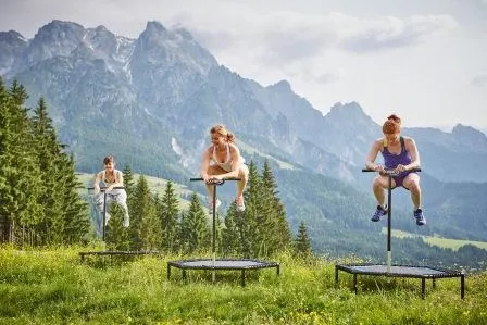 Bild: Power und Entspannung am Berg
