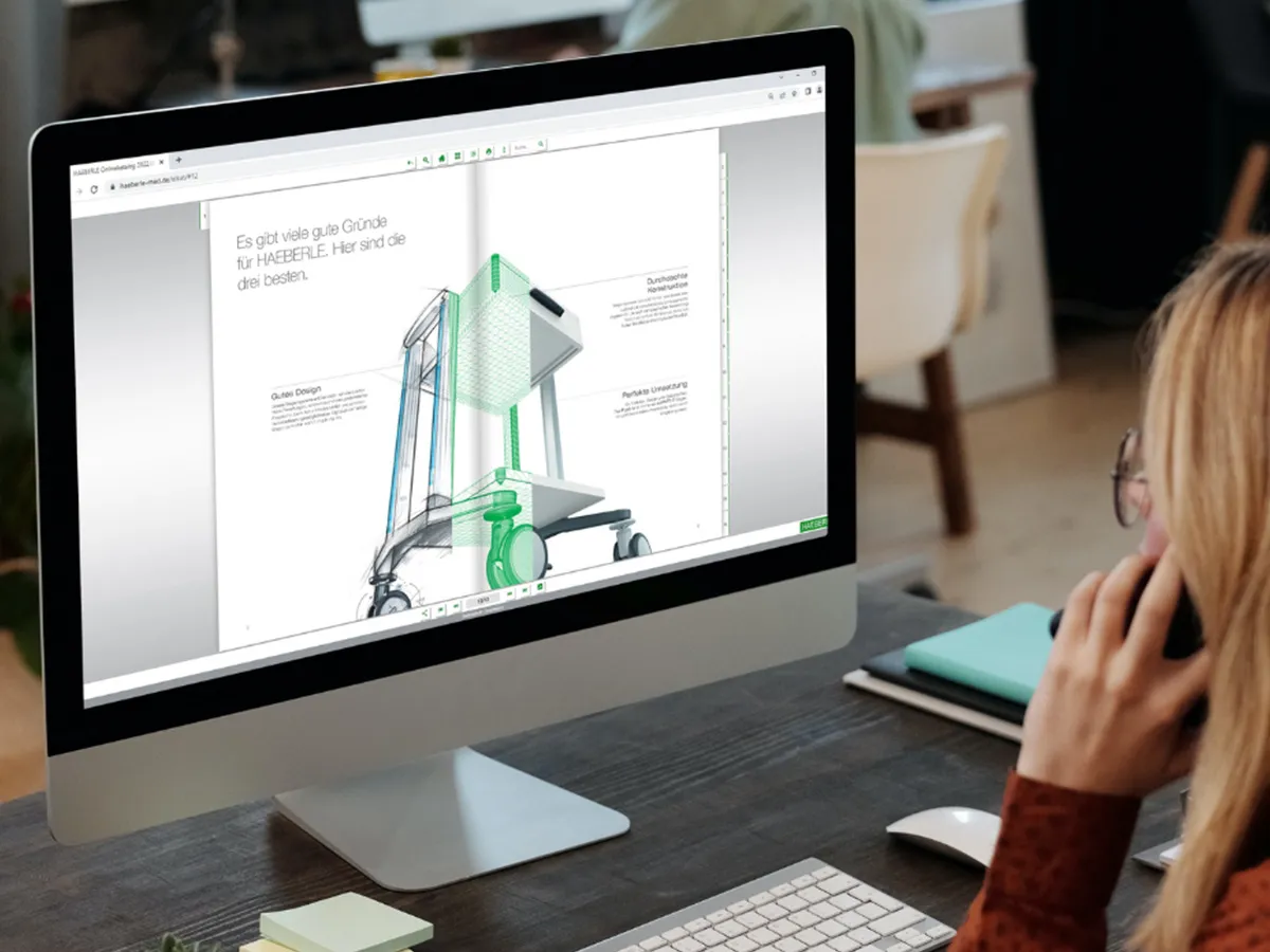 Der neue HAEBERLE Katalog auch digital (© HAEBERLE)