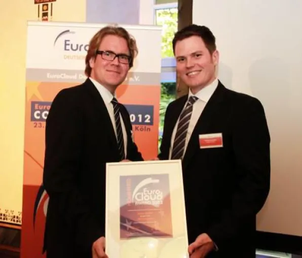 Bild: ibelsa GmbH bei dem EuroCloud Award mit Cloud-Lösung für die Hotellerie ausgezeichnet