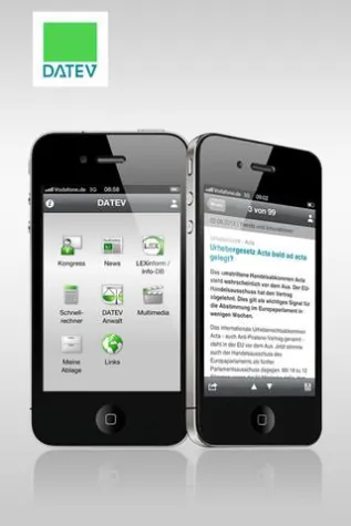 Bild: Jederzeit auch unterwegs gut informiert - insertEFFECT entwickelt neue DATEV-App