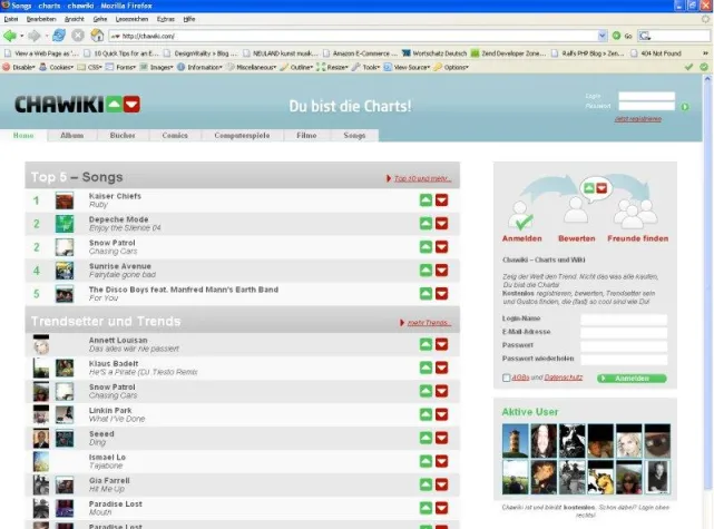 Bild: Launch von chawiki.com
