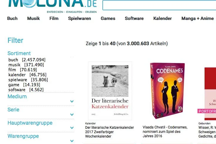 Moluna.de „durchbricht“ die 3-Millionen-Schallmauer! Bild: Moluna.de „durchbricht“ die 3-Millionen-Schallmauer!