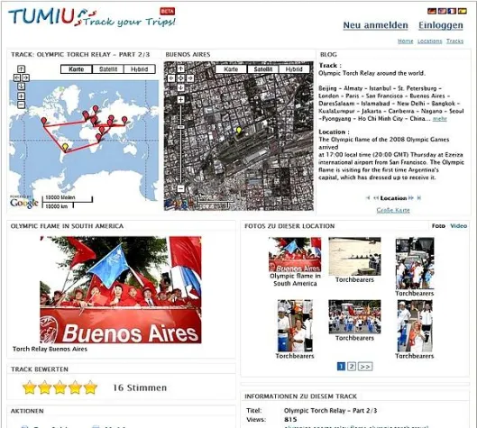 Bild: Reisecommunity TumiU gelauncht