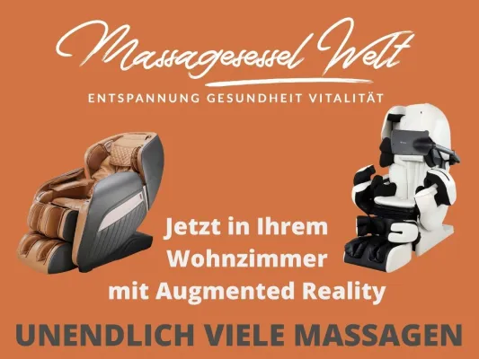 Massagesessel Welt setzt auf virtuelle Produktpräsentation im Wohnzimmer Bild: Massagesessel Welt setzt auf virtuelle Produktpräsentation im Wohnzimmer